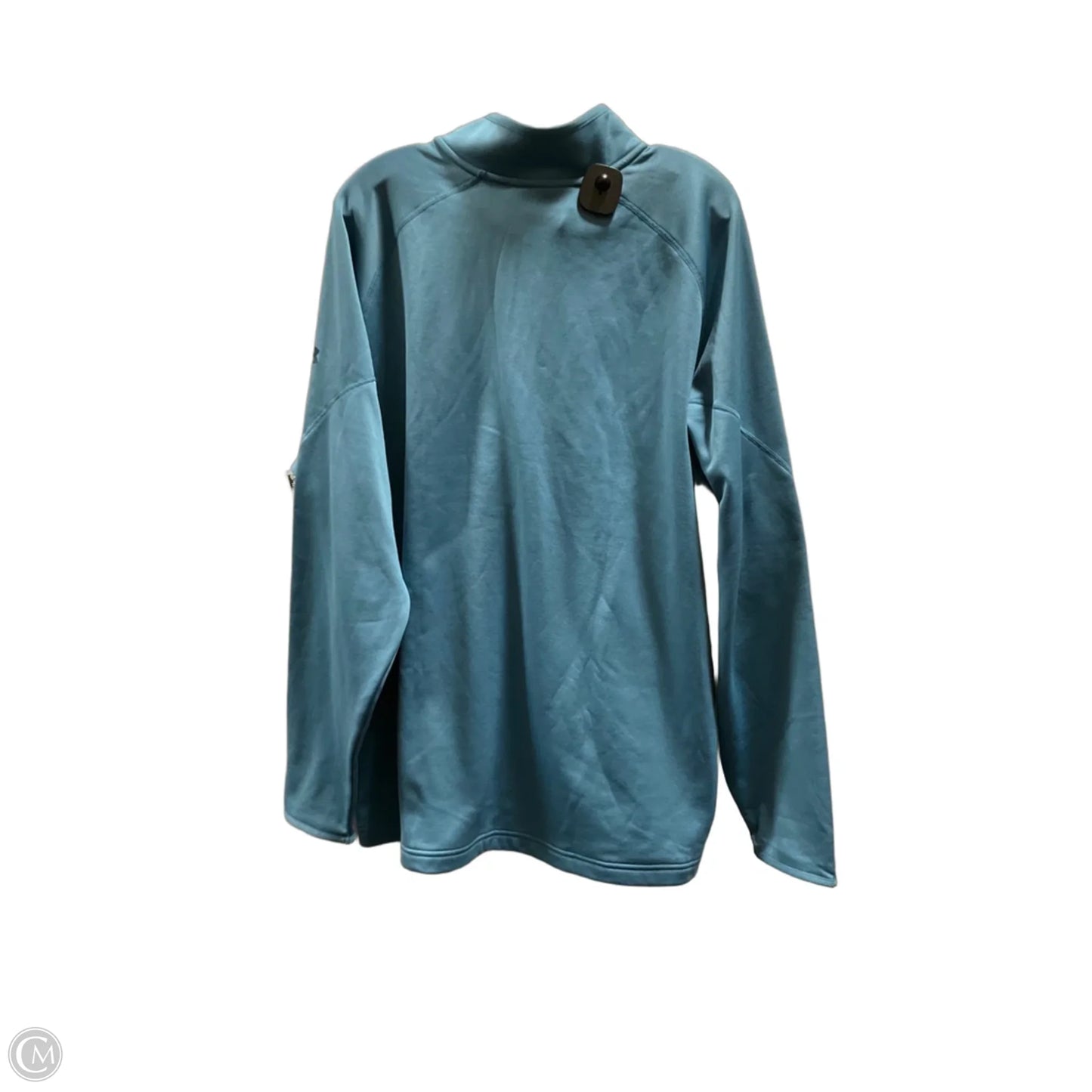 Athletic Jacket By Under Armour In Teal, Size: 2x