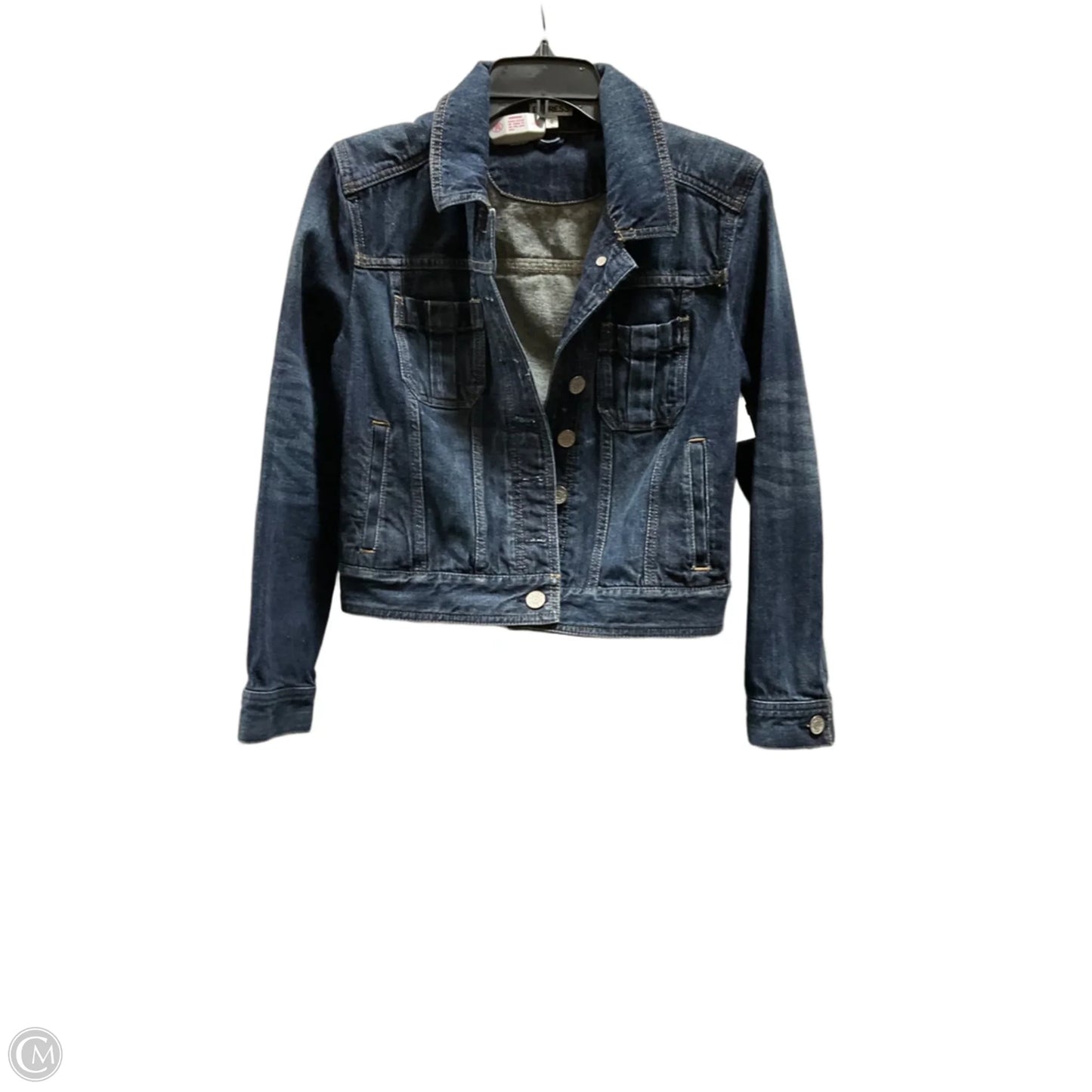 Jacket Denim By Express In Blue Denim, Size: M