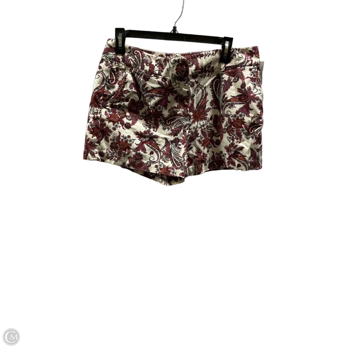 Shorts By Loft In Paisley Print, Size: 6