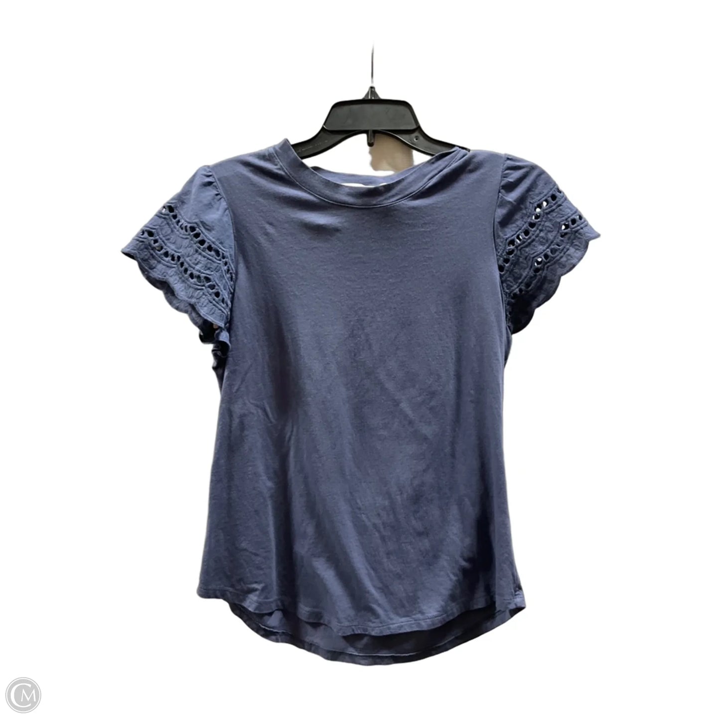 Top Short Sleeve By C And C In Blue, Size: M