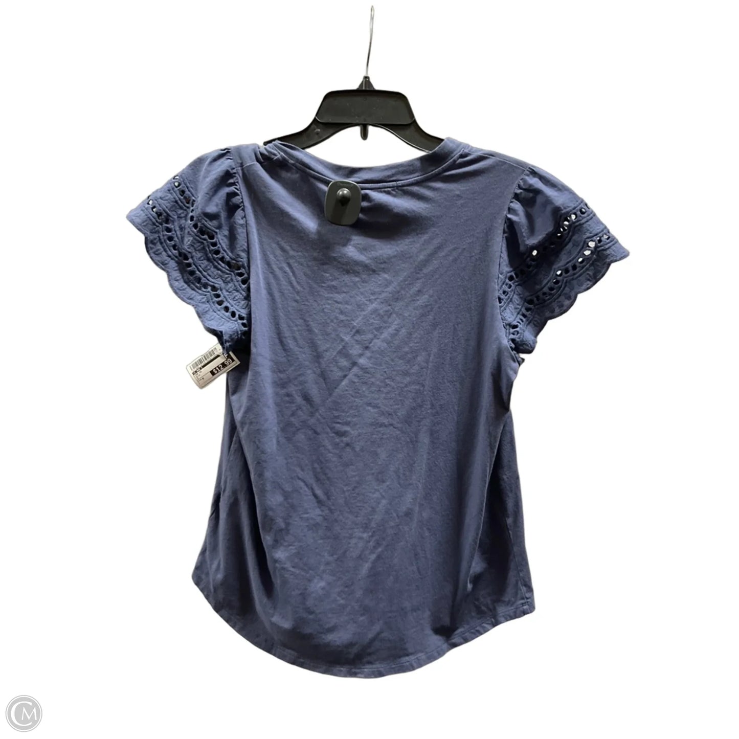 Top Short Sleeve By C And C In Blue, Size: M