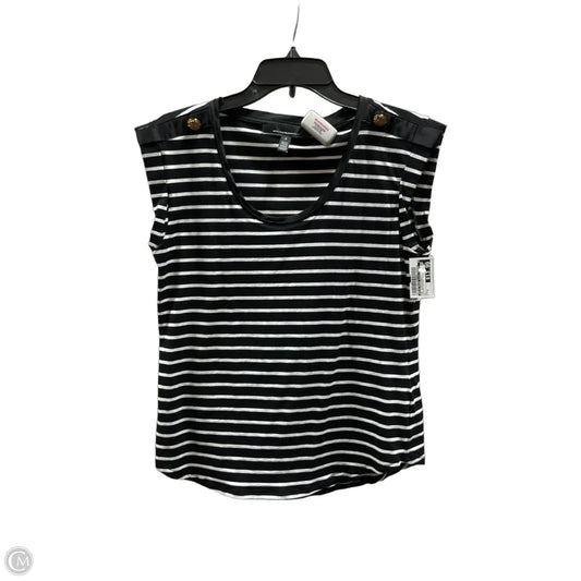 Top Sleeveless By White House Black Market In Striped Pattern, Size: S