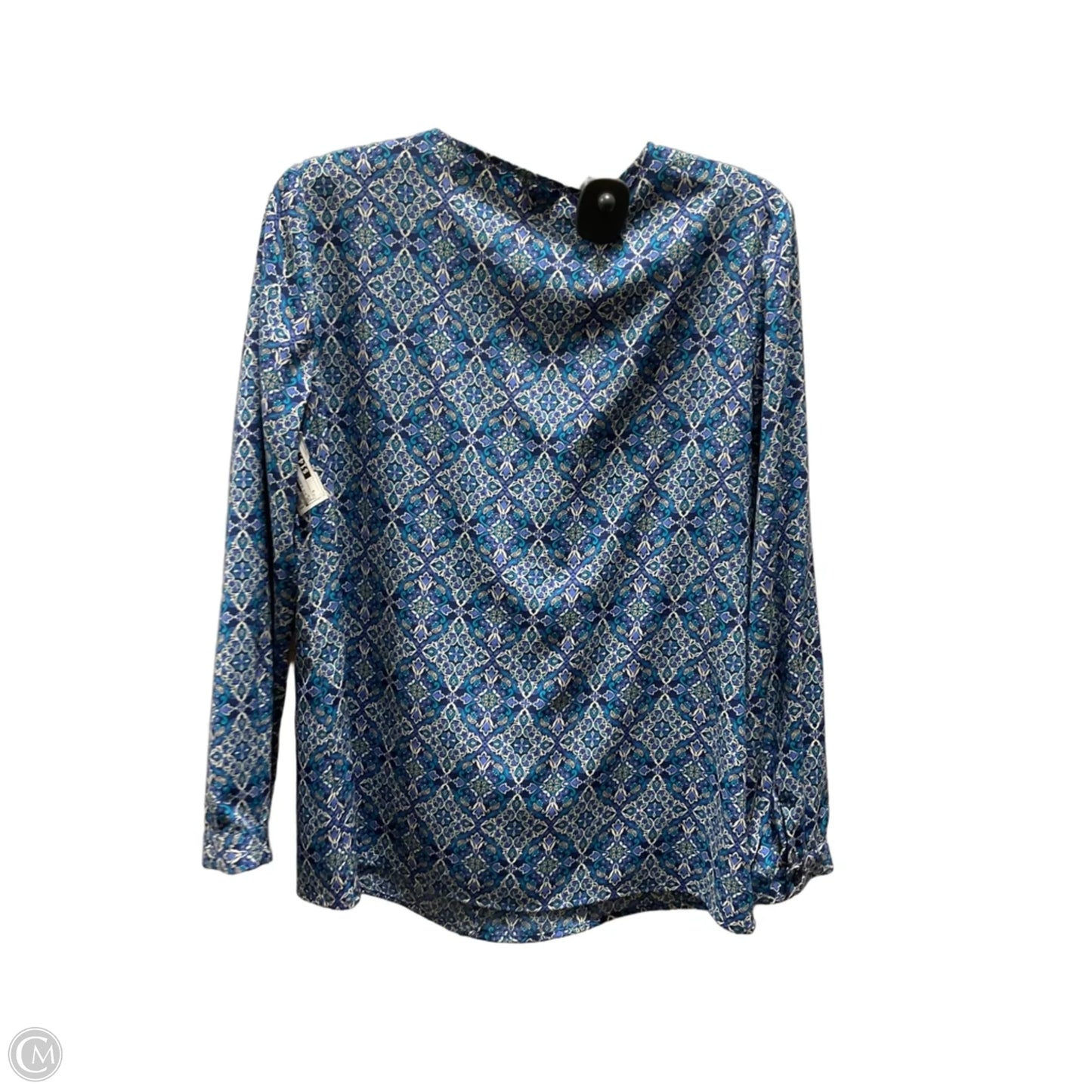 Top 3/4 Sleeve By Chicos In Blue, Size: S
