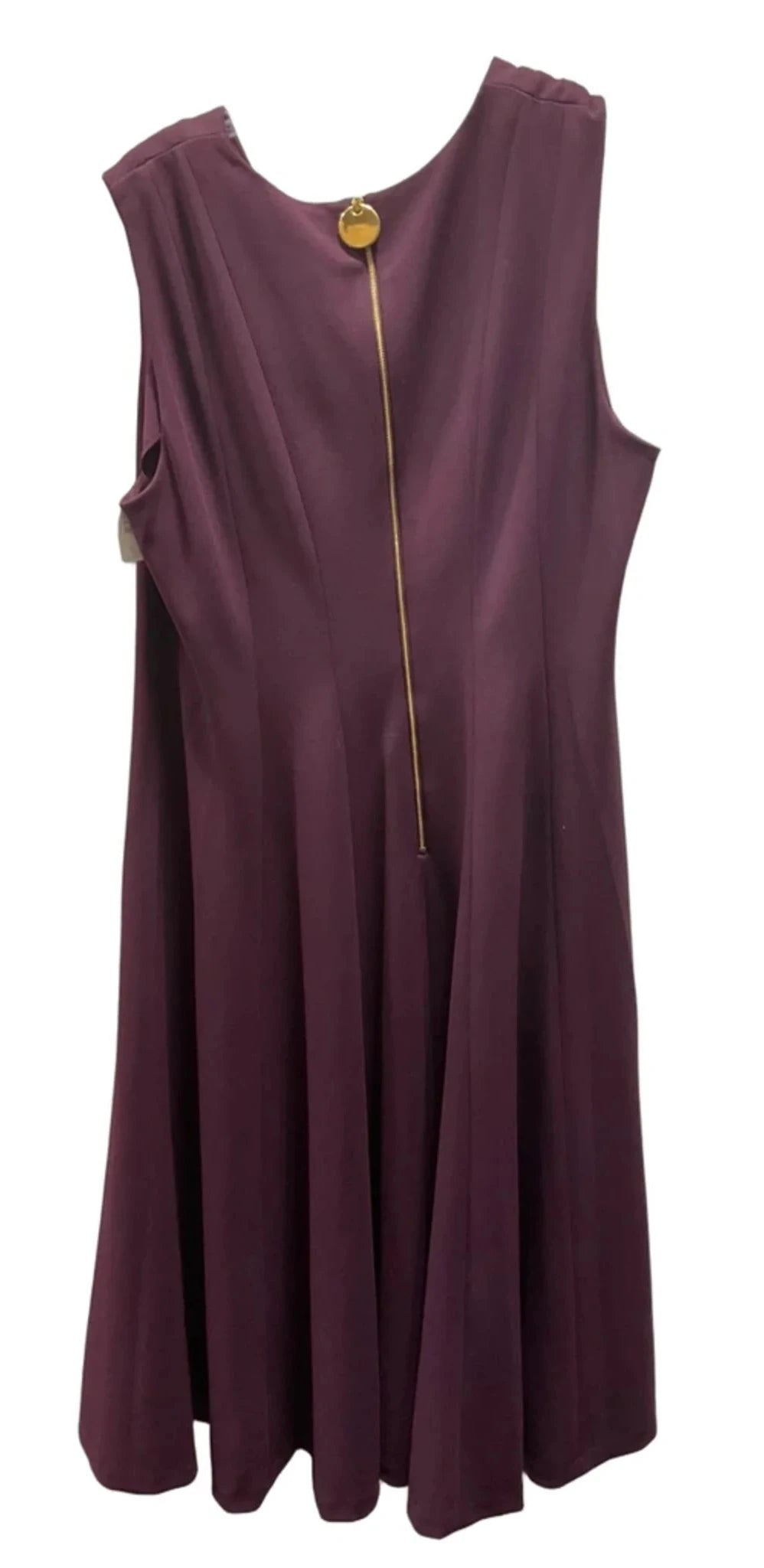 Dress Party Midi By Calvin Klein In Purple, Size: 18