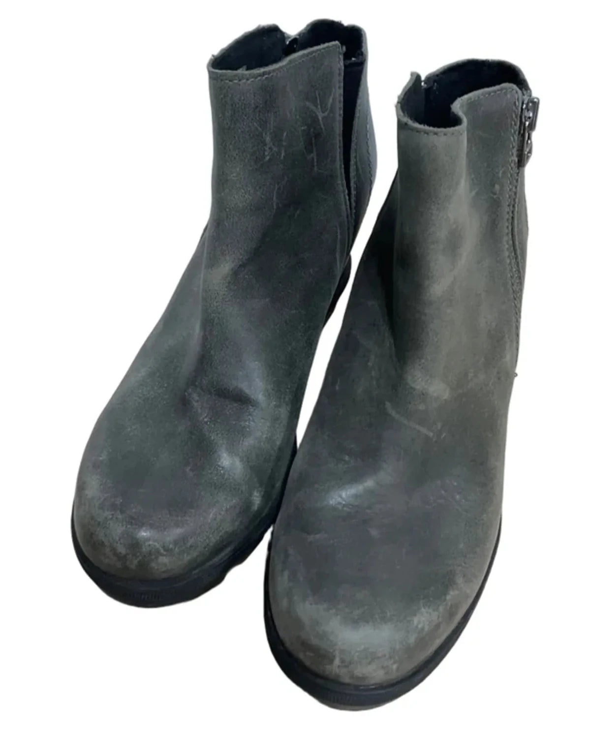 Boots Ankle Flats By Sorel In Grey, Size: 8