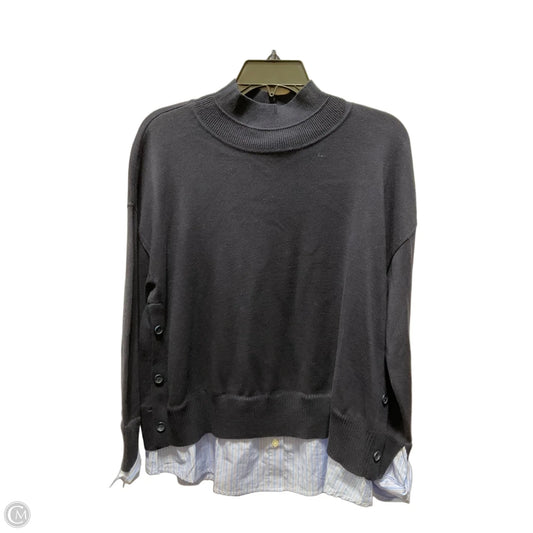 Top Long Sleeve By Talbots In Blue, Size: L