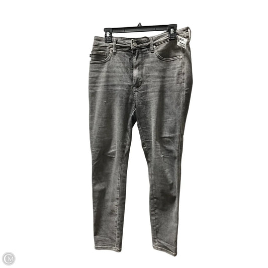 Jeans Skinny By Judy Blue In Grey, Size: 10
