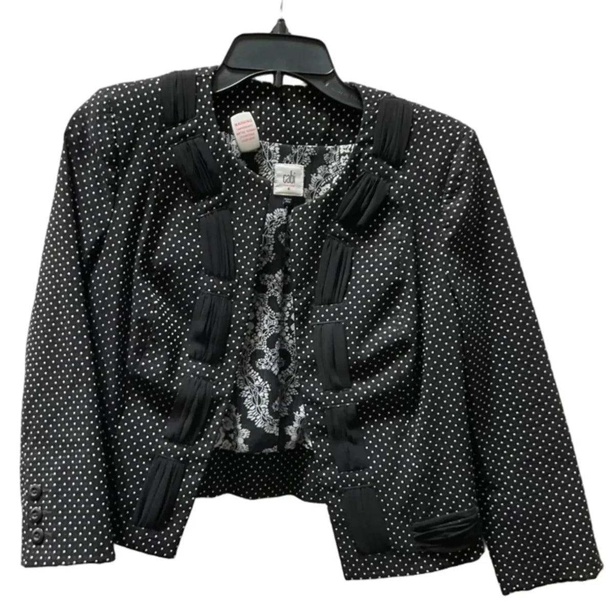 Blazer By Cabi In Polkadot Pattern, Size: S
