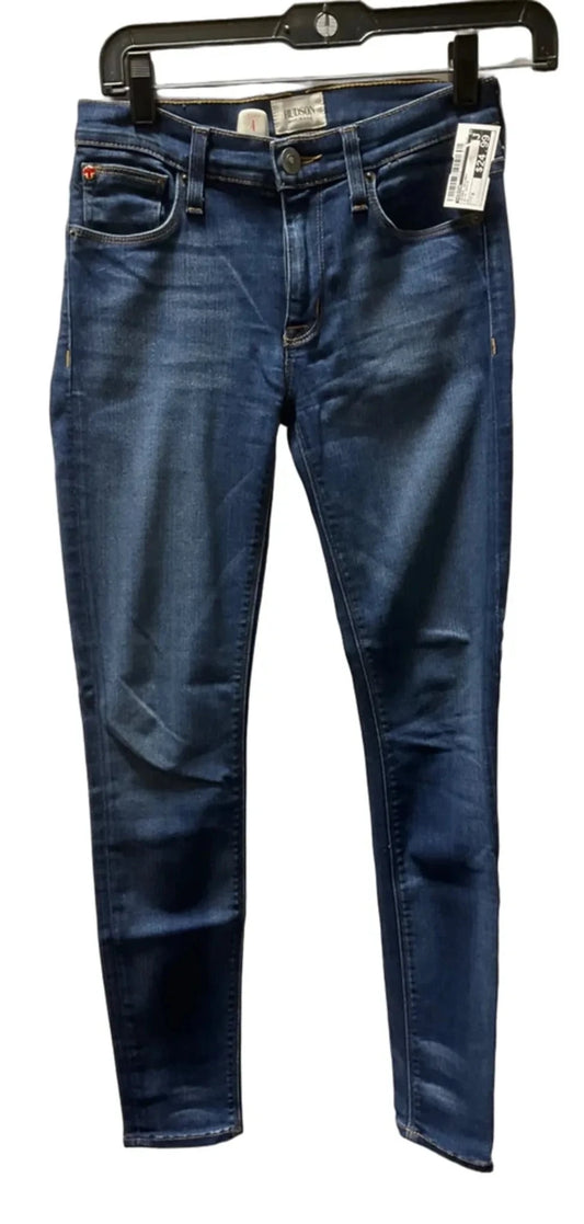 Jeans Skinny By Hudson In Blue Denim, Size: 0