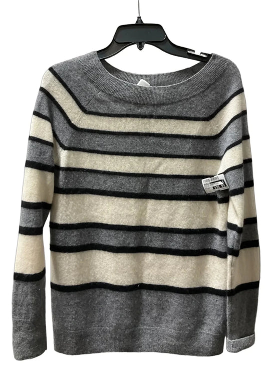 Sweater Cashmere By Equipment In Striped Pattern, Size: Xs