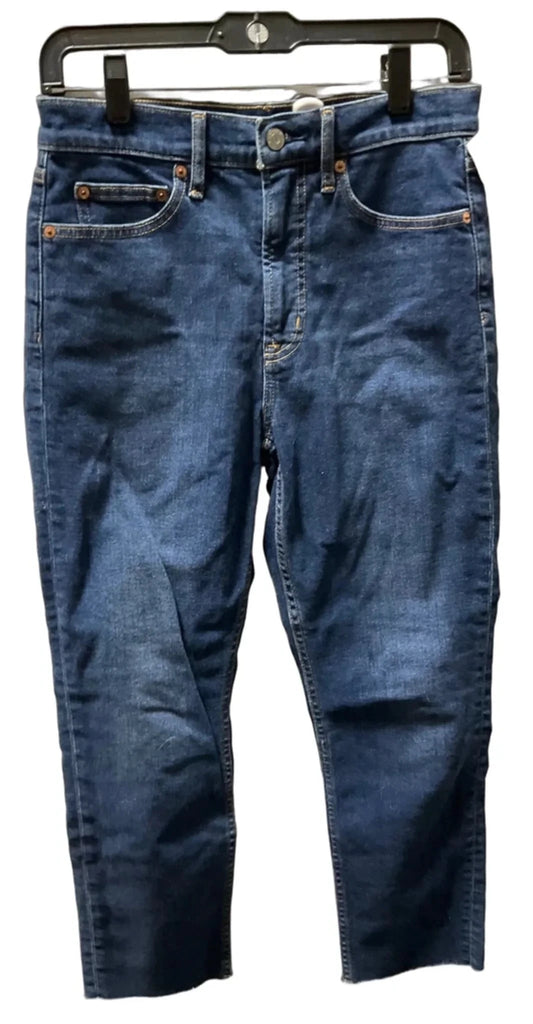 Jeans Straight By Gap In Blue, Size: 6