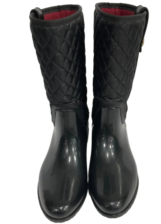 Boots Mid-calf Flats By Tommy Hilfiger In Black, Size: 7
