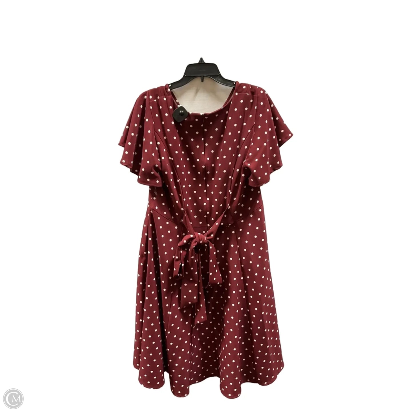 Dress Casual Maxi By Lane Bryant In Polkadot Pattern, Size: Xxl