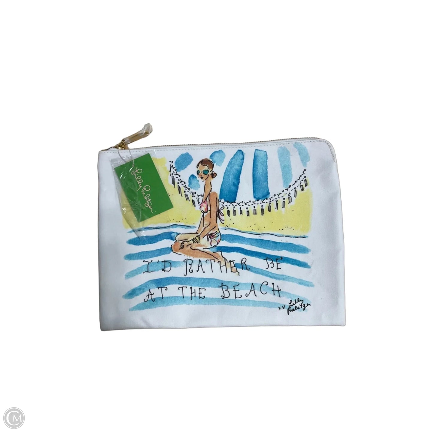 Makeup Bag By Lilly Pulitzer, Size: Large