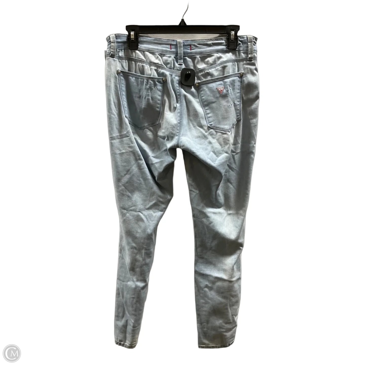Jeans Skinny By Guess In Blue, Size: 6