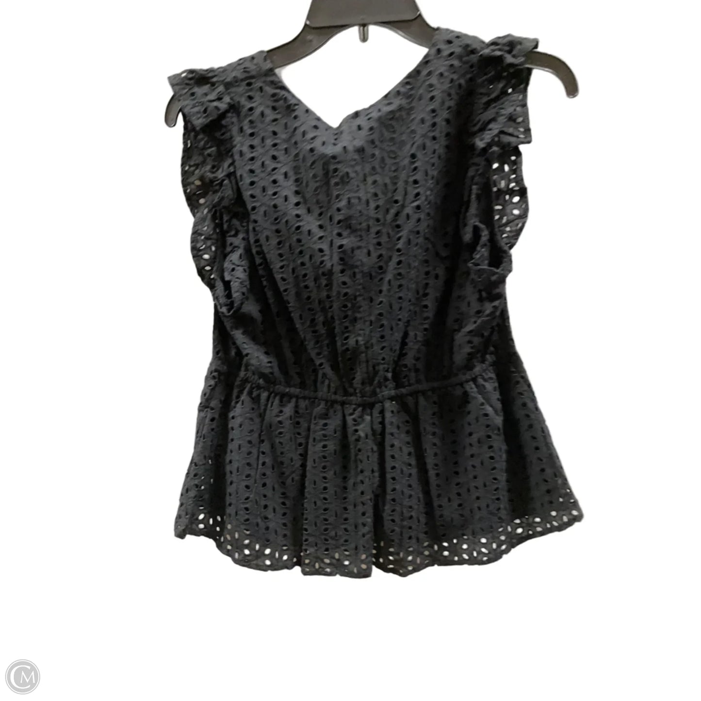 Top Sleeveless By Jun & Ivy In Black, Size: M