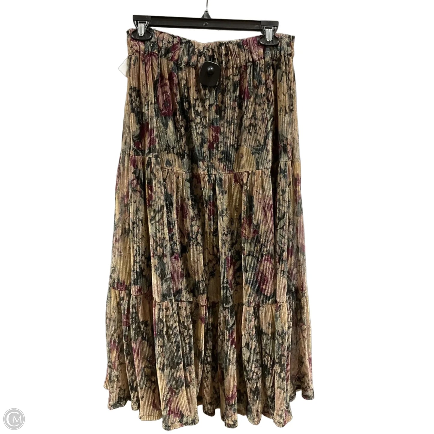 Skirt Maxi By Lc Lauren Conrad In Gold, Size: M