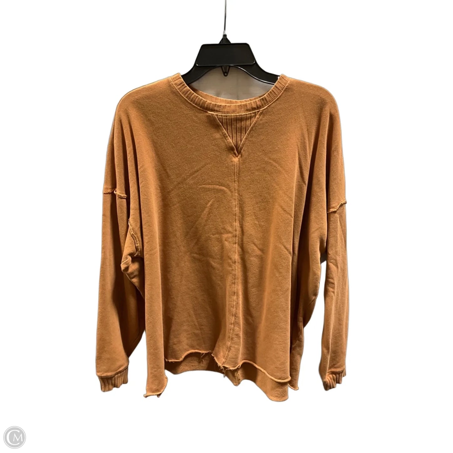 Sweatshirt Crewneck By Bke In Orange, Size: L