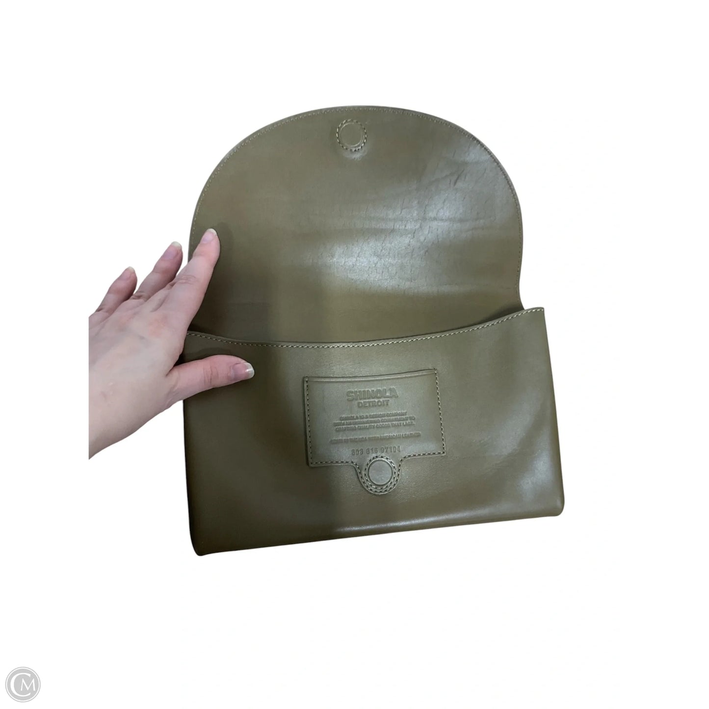 Clutch Leather By Cma, Size: Large