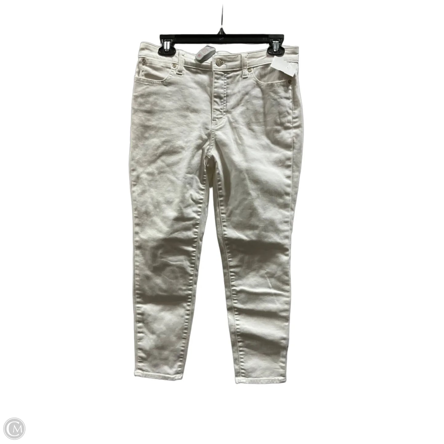 Jeans Skinny By Talbots In White, Size: 6p