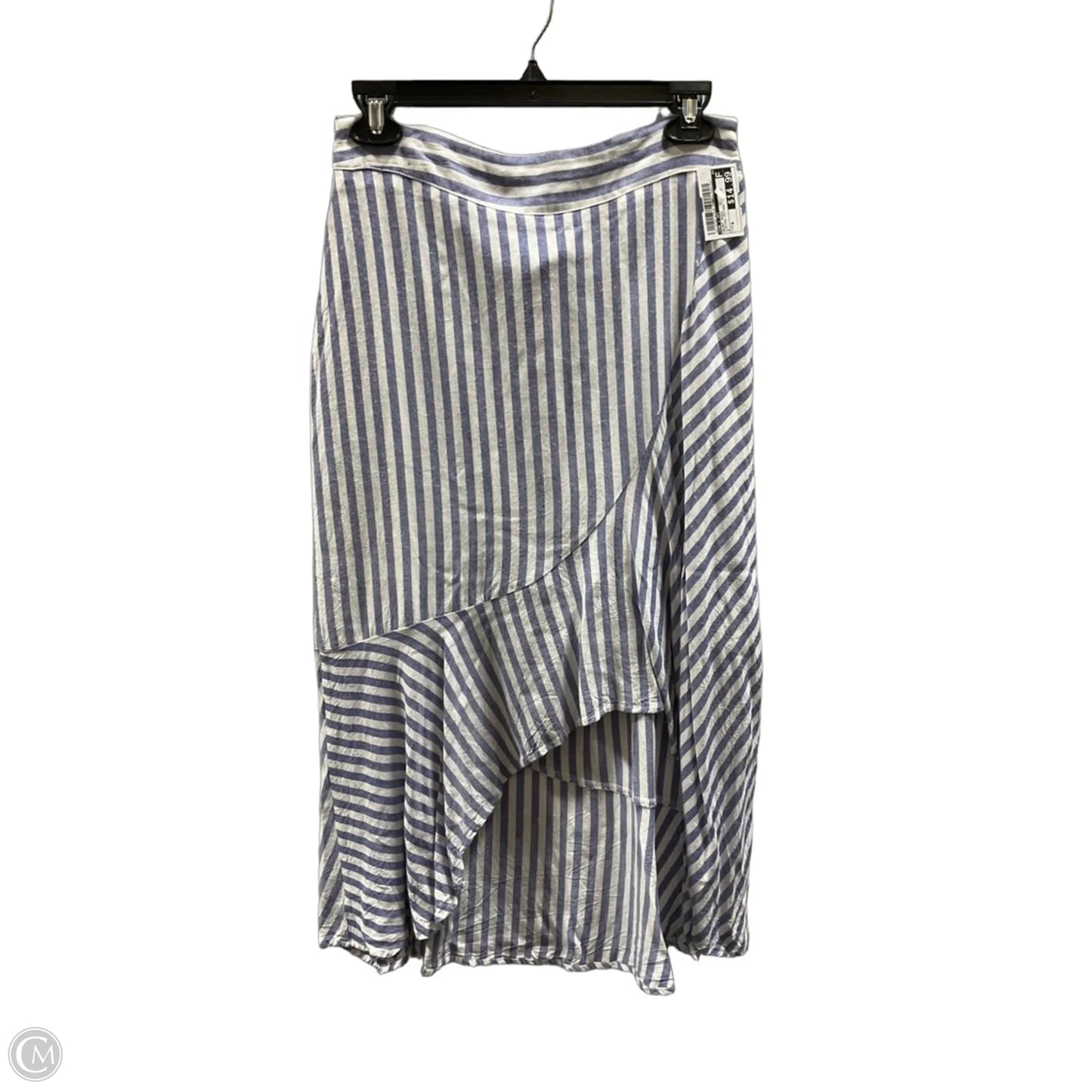 Skirt Midi By She + Sky In Striped Pattern, Size: 8