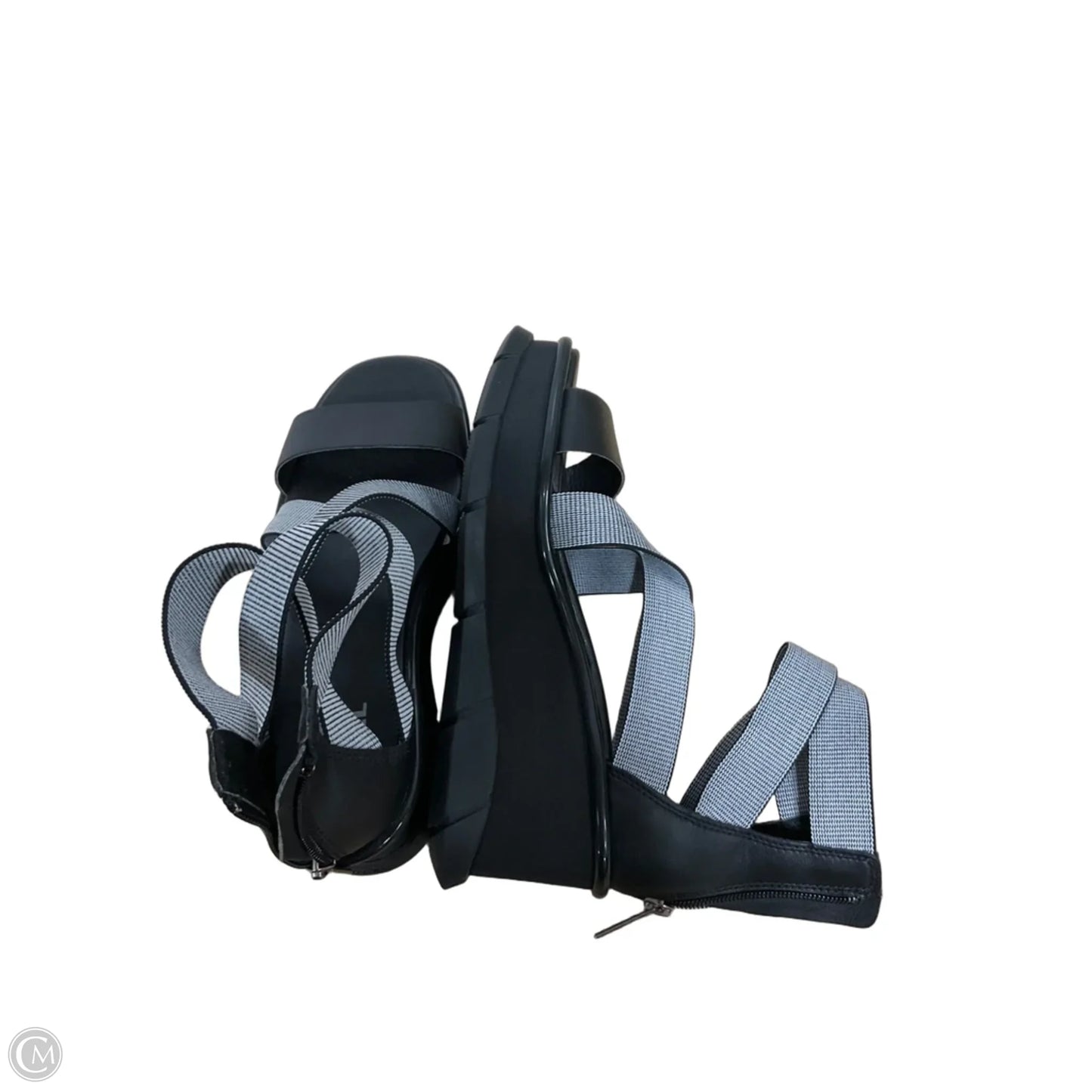 Sandals Heels Wedge By Sorel In Black, Size: 8