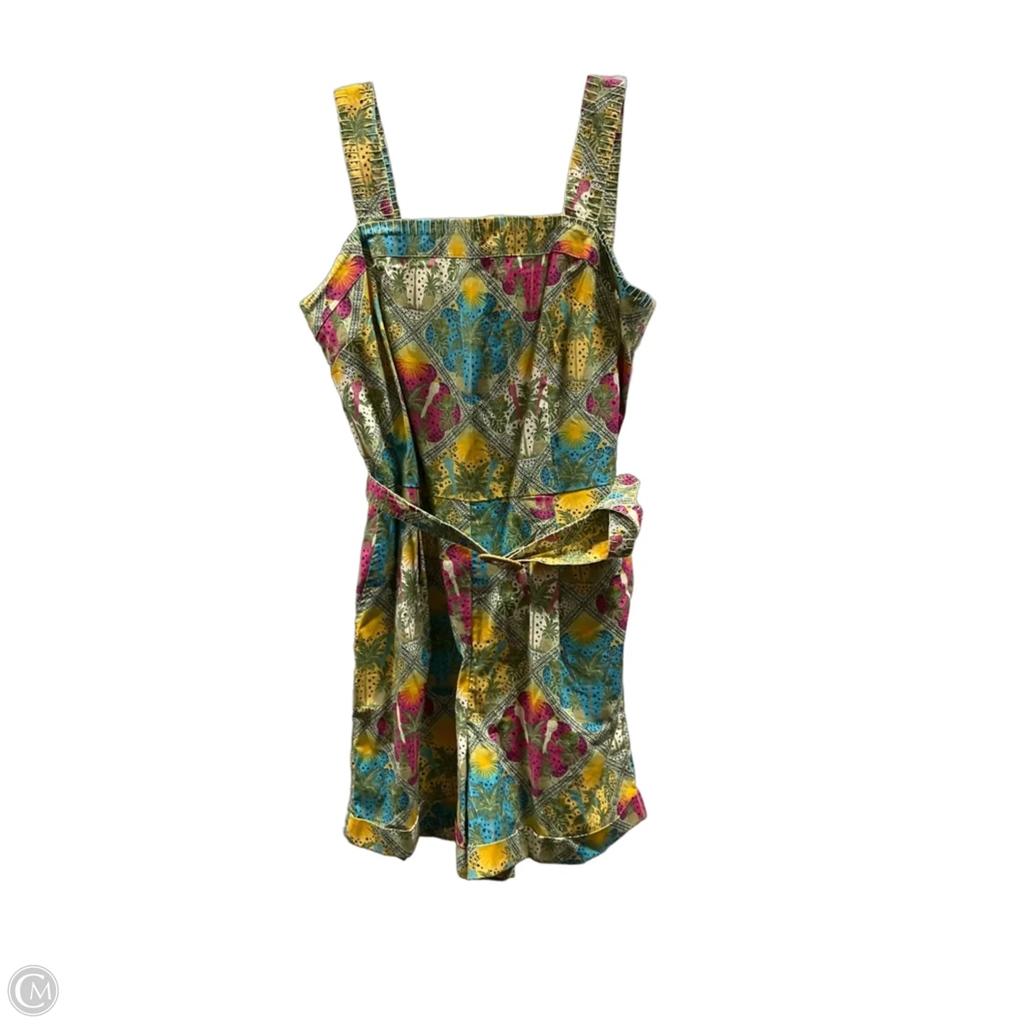 Romper By Loft In Tropical Print, Size: Mp