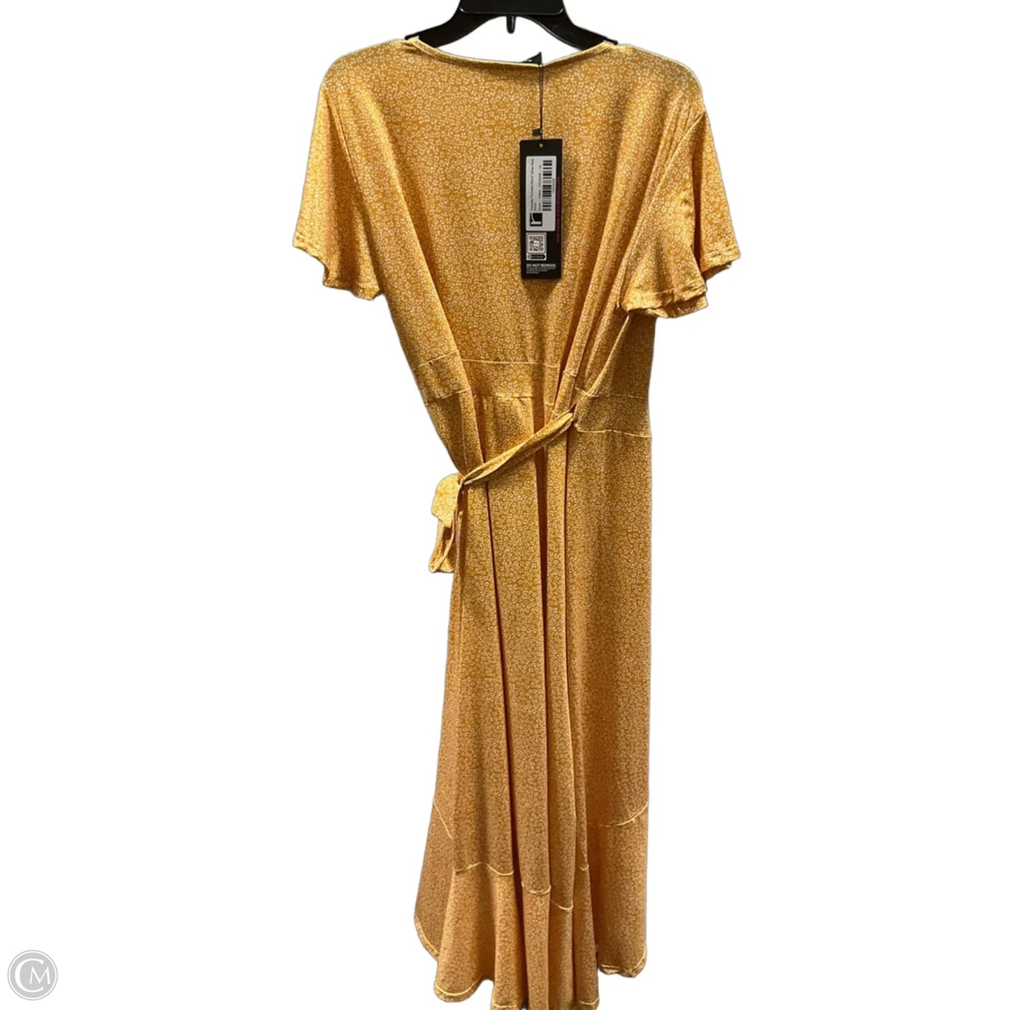 Dress Casual Maxi By Clothes Mentor In Yellow, Size: 1x
