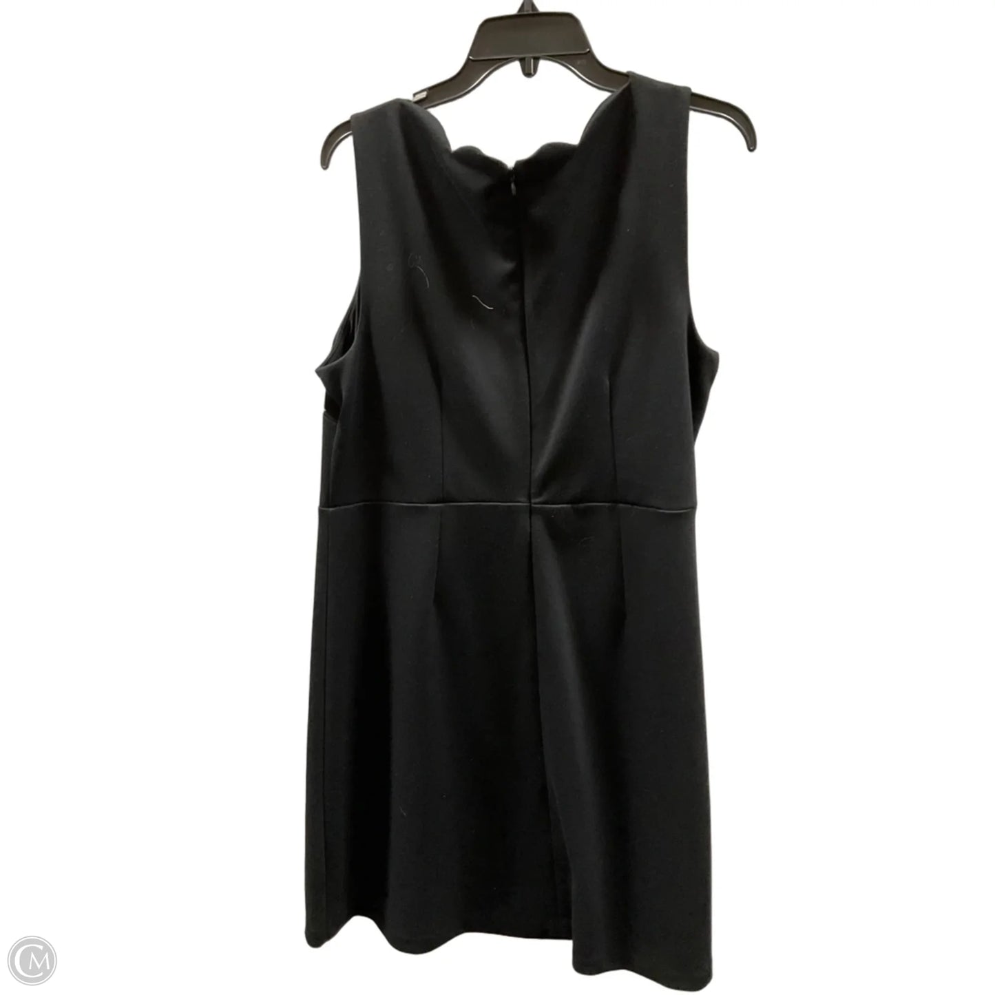Dress Casual Midi By Loft In Black, Size: 16