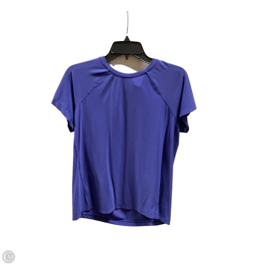 Athletic Top Short Sleeve By Athleta In Purple, Size: S