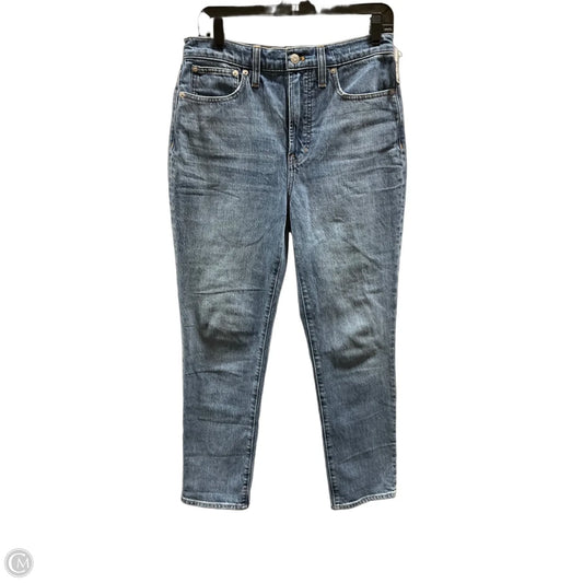 Jeans Straight By Madewell In Blue, Size: 4