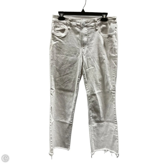 Jeans Straight By Kut In White, Size: 8