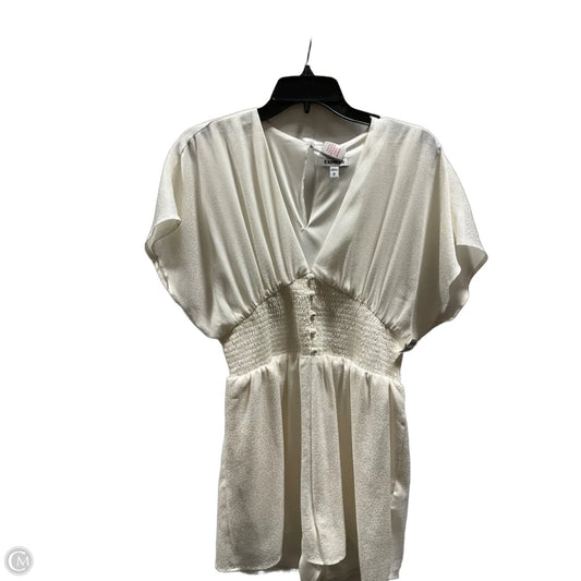 Romper By Express In Cream, Size: M