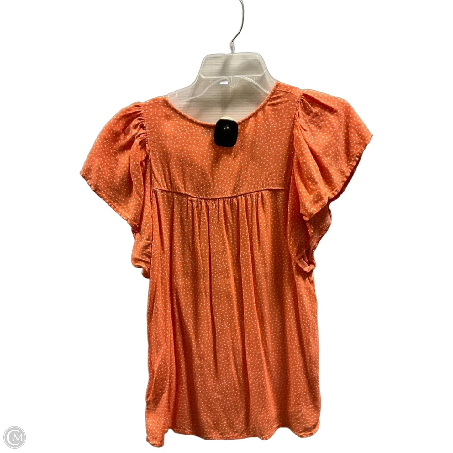 Top Sleeveless By Loft In Orange, Size: M