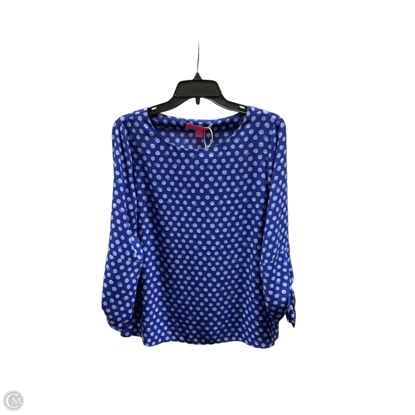 Top Long Sleeve By Lilly Pulitzer In Blue, Size: M