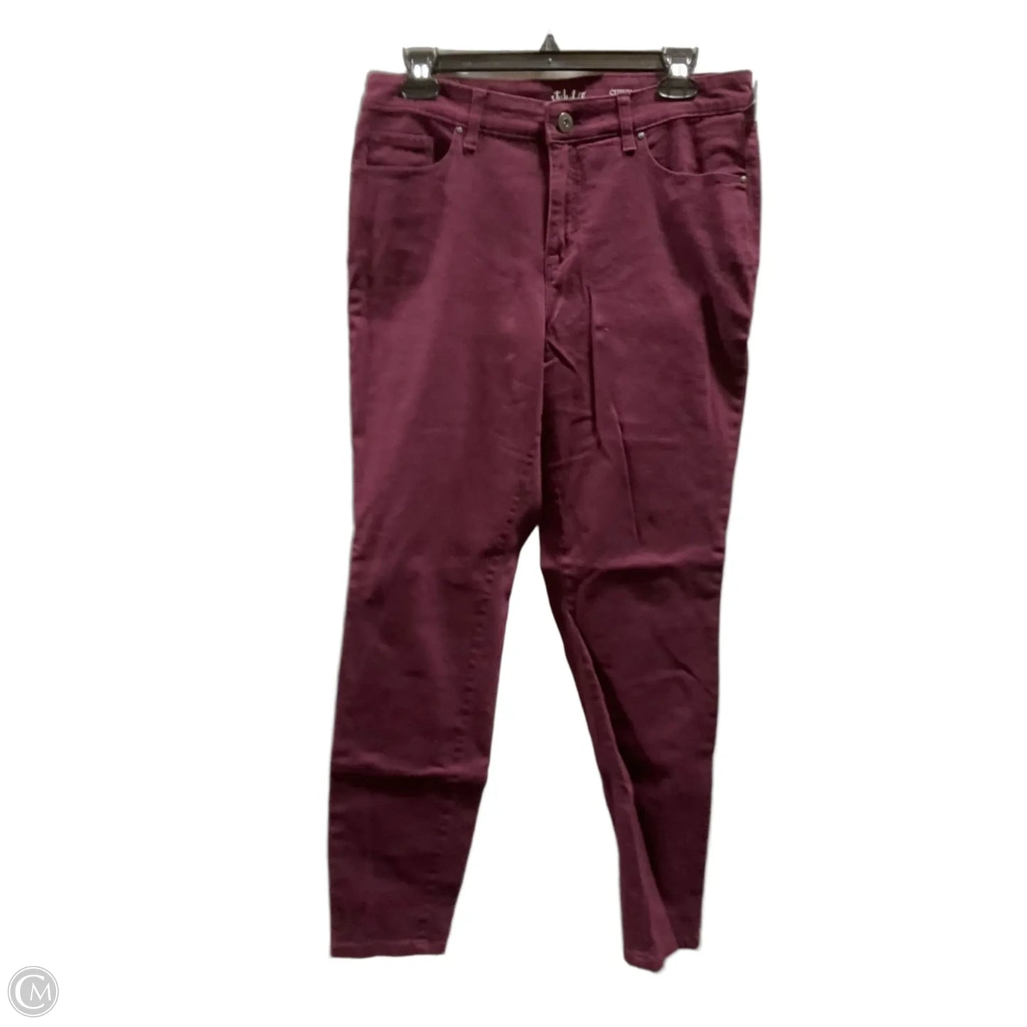 Jeans Skinny By Style And Company In Purple, Size: 10