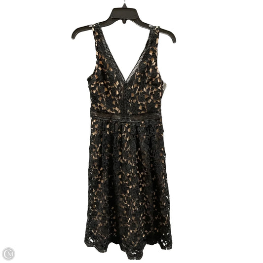 Dress Casual Midi By Giani Bernini In Black & Tan, Size: M