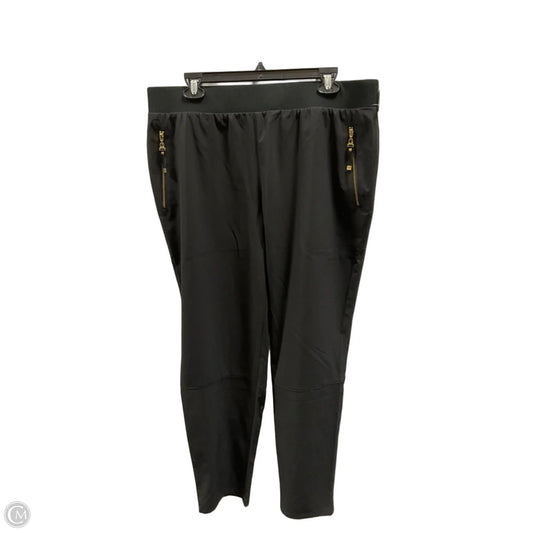 Athletic Capris By Zenergy By Chicos In Black, Size: L
