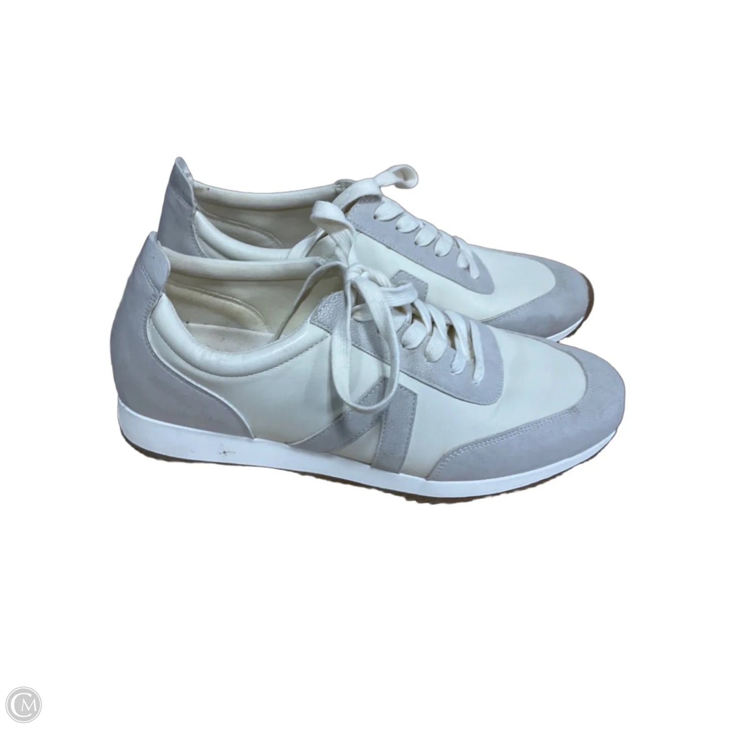 Shoes Sneakers By Mia In Cream, Size: 10