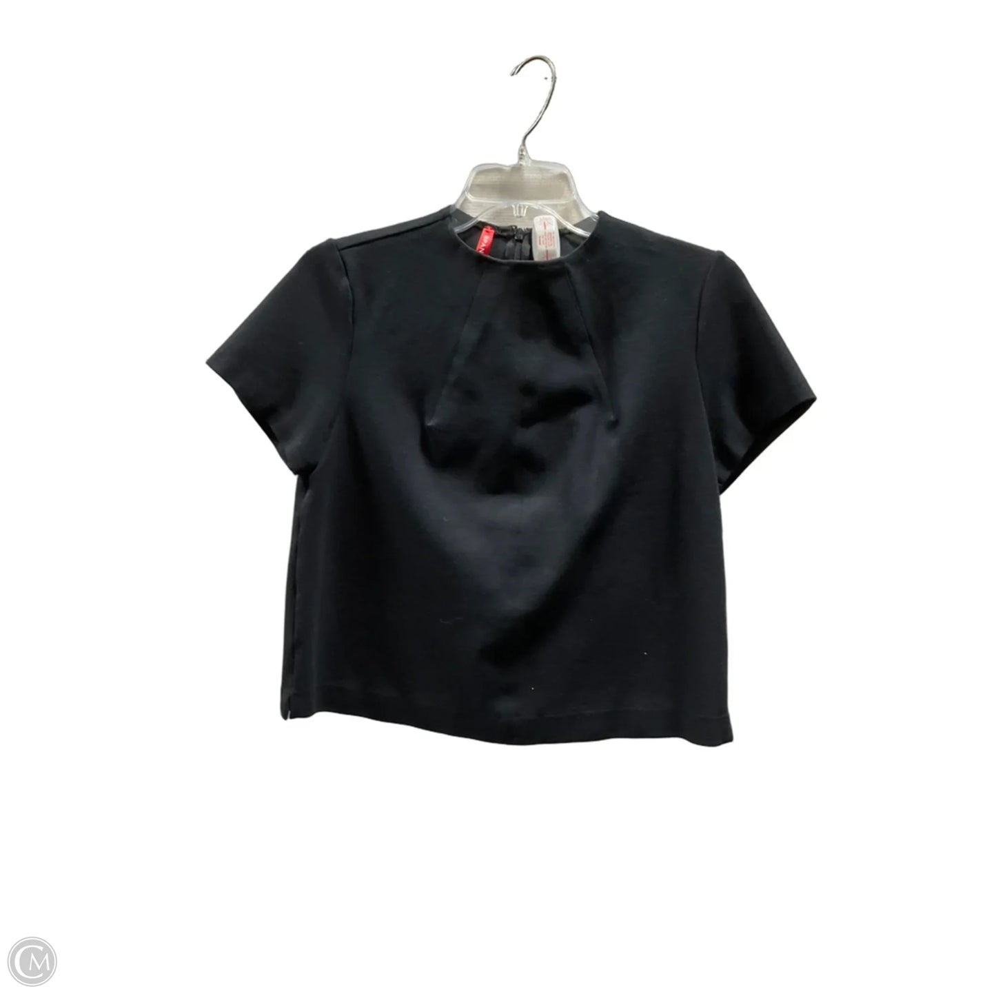 Top Short Sleeve By Spanx In Black, Size: S