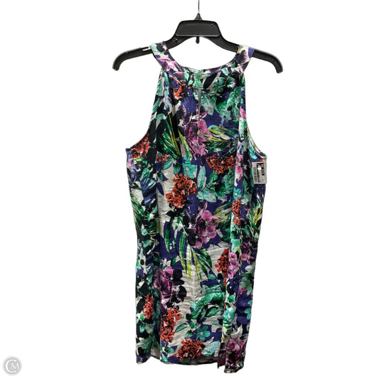 Dress Casual Midi By C And C In Multi-colored, Size: M