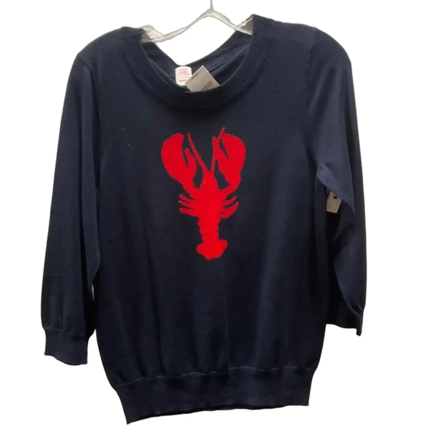 Top 3/4 Sleeve By J. Crew In Navy, Size: M