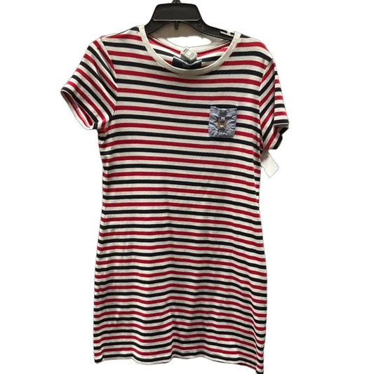 Dress Casual Midi By Tommy Hilfiger In Striped Pattern, Size: M