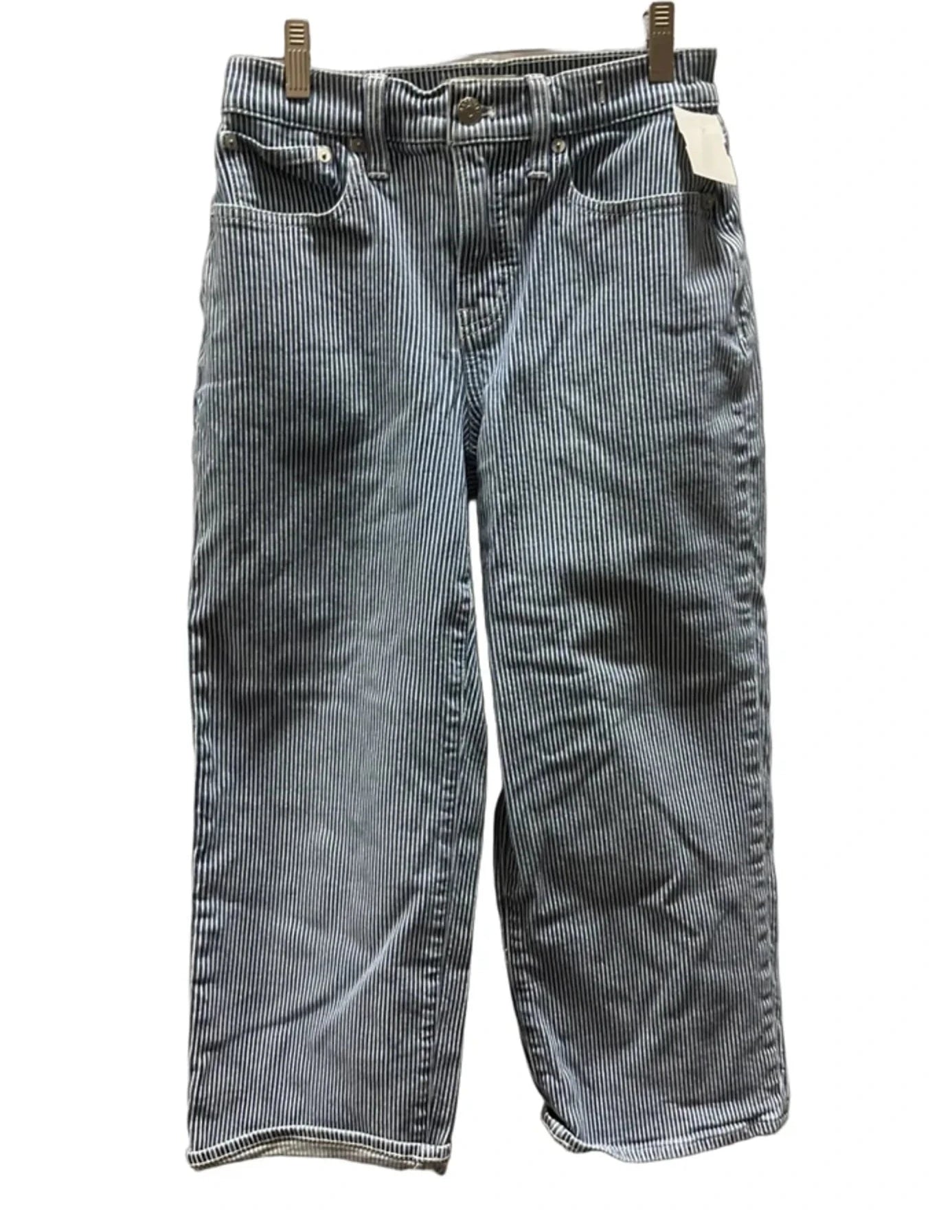 Capris By Madewell In Striped Pattern, Size: 4