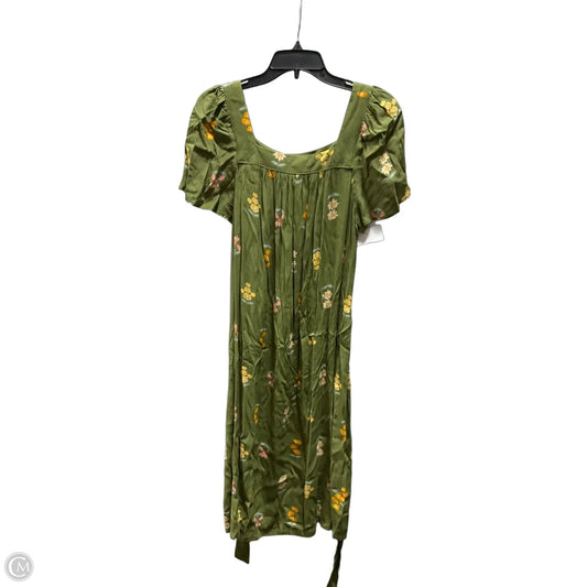 Dress Casual Midi By Loft In Green, Size: M