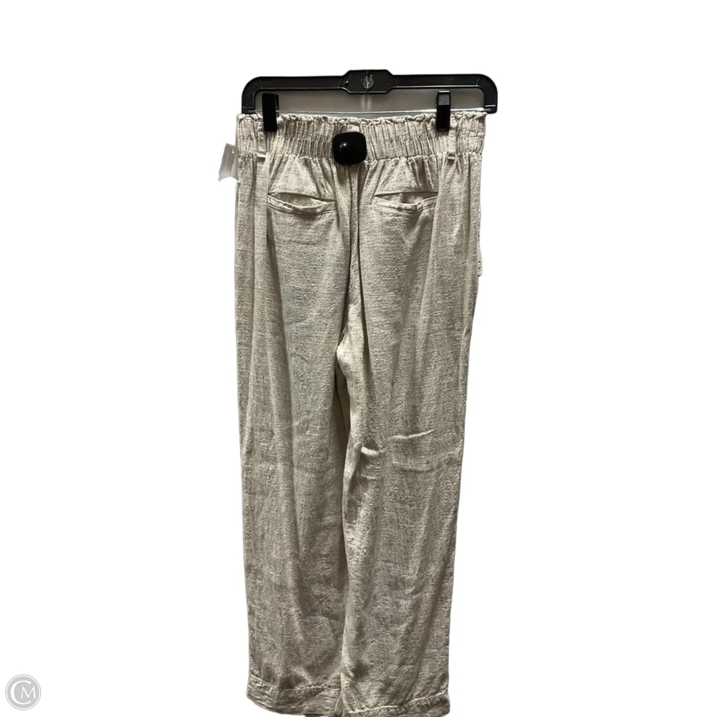 Pants Linen By Briggs In Beige, Size: S