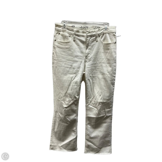 Jeans Boot Cut By J. Crew In White, Size: 6