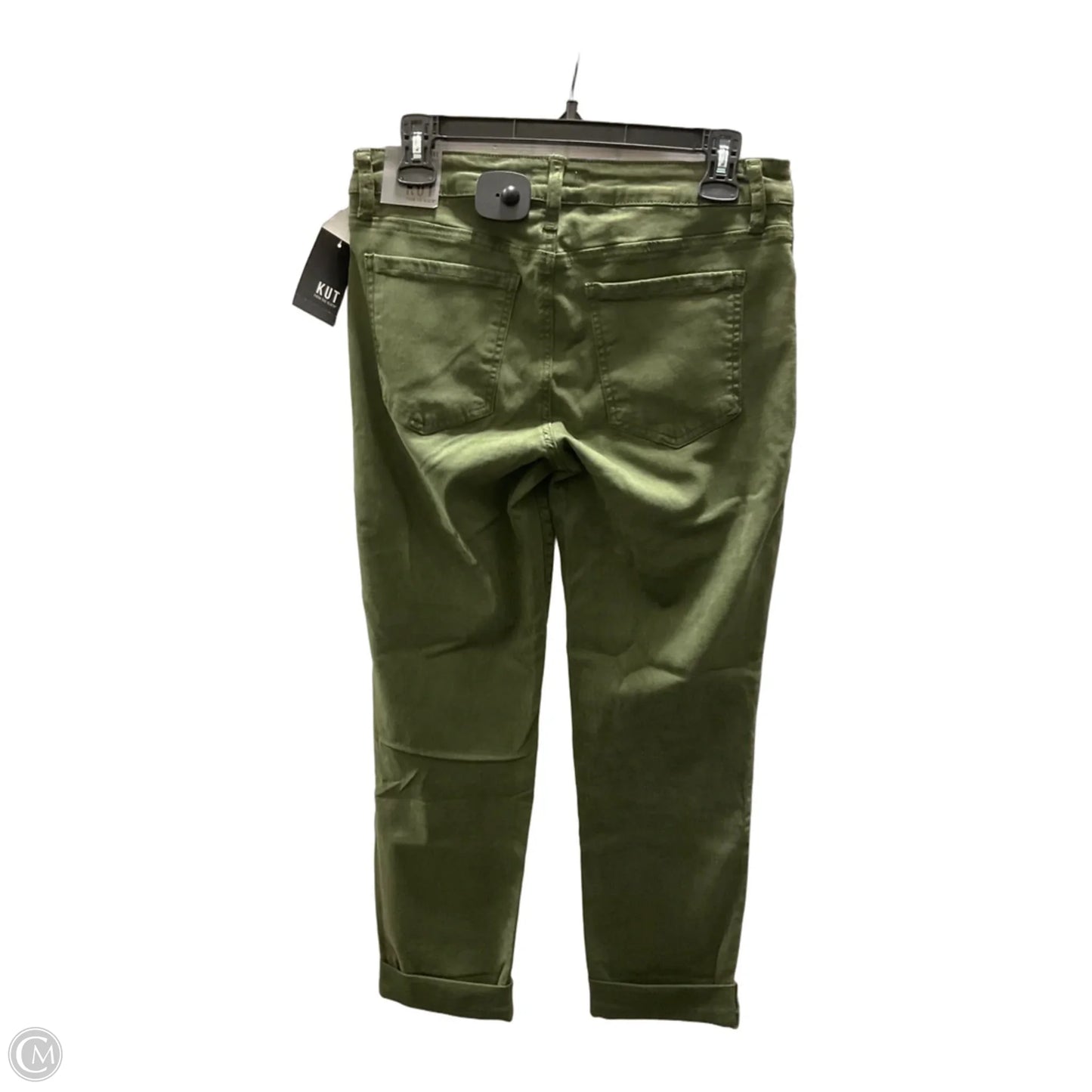 Jeans Boyfriend By Kut In Green, Size: 8