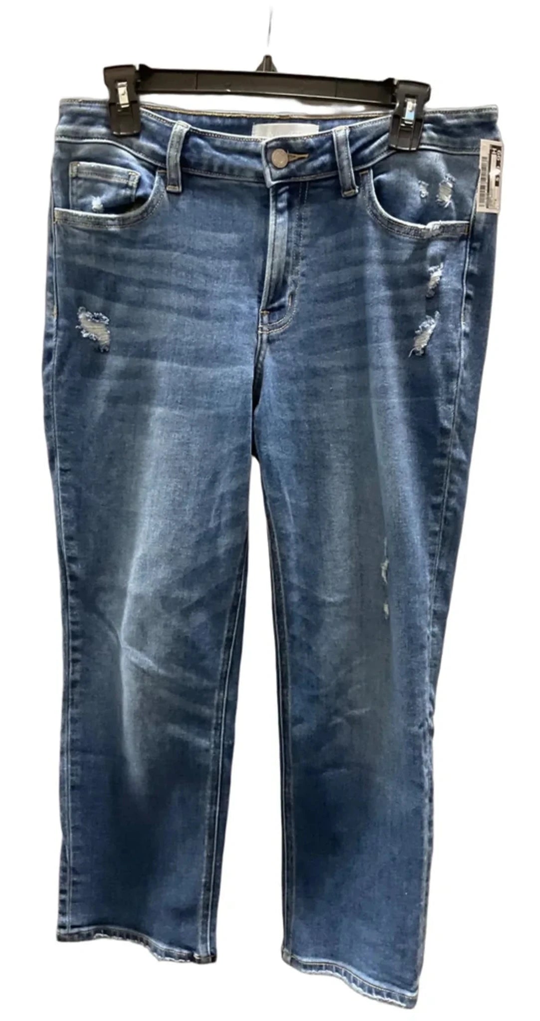 Jeans Straight By Vervet In Blue Denim, Size: 6