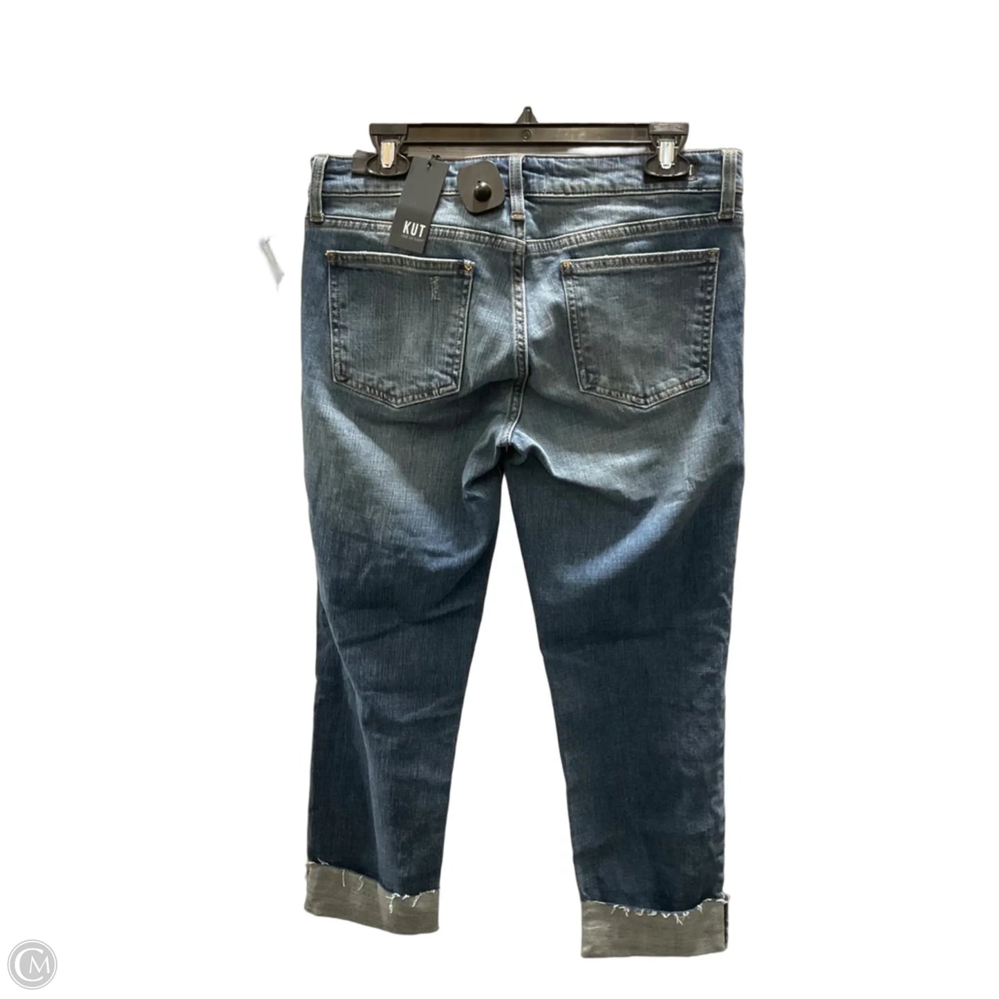 Jeans Boyfriend By Kut In Blue Denim, Size: 6